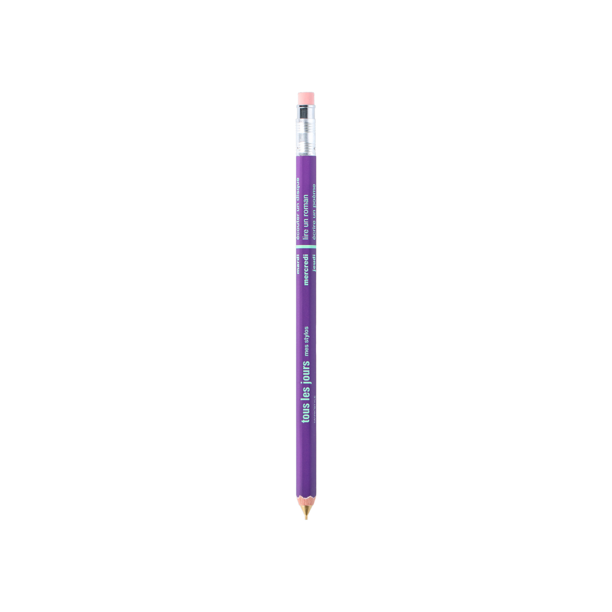 Mechanical Pencil with Eraser tous les jours / MARK'STYLE: White