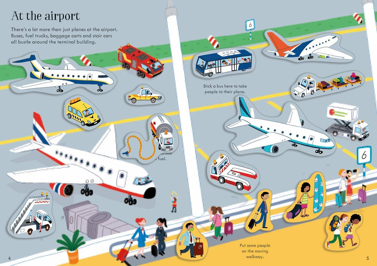 Little First Stickers Travel: Usborne