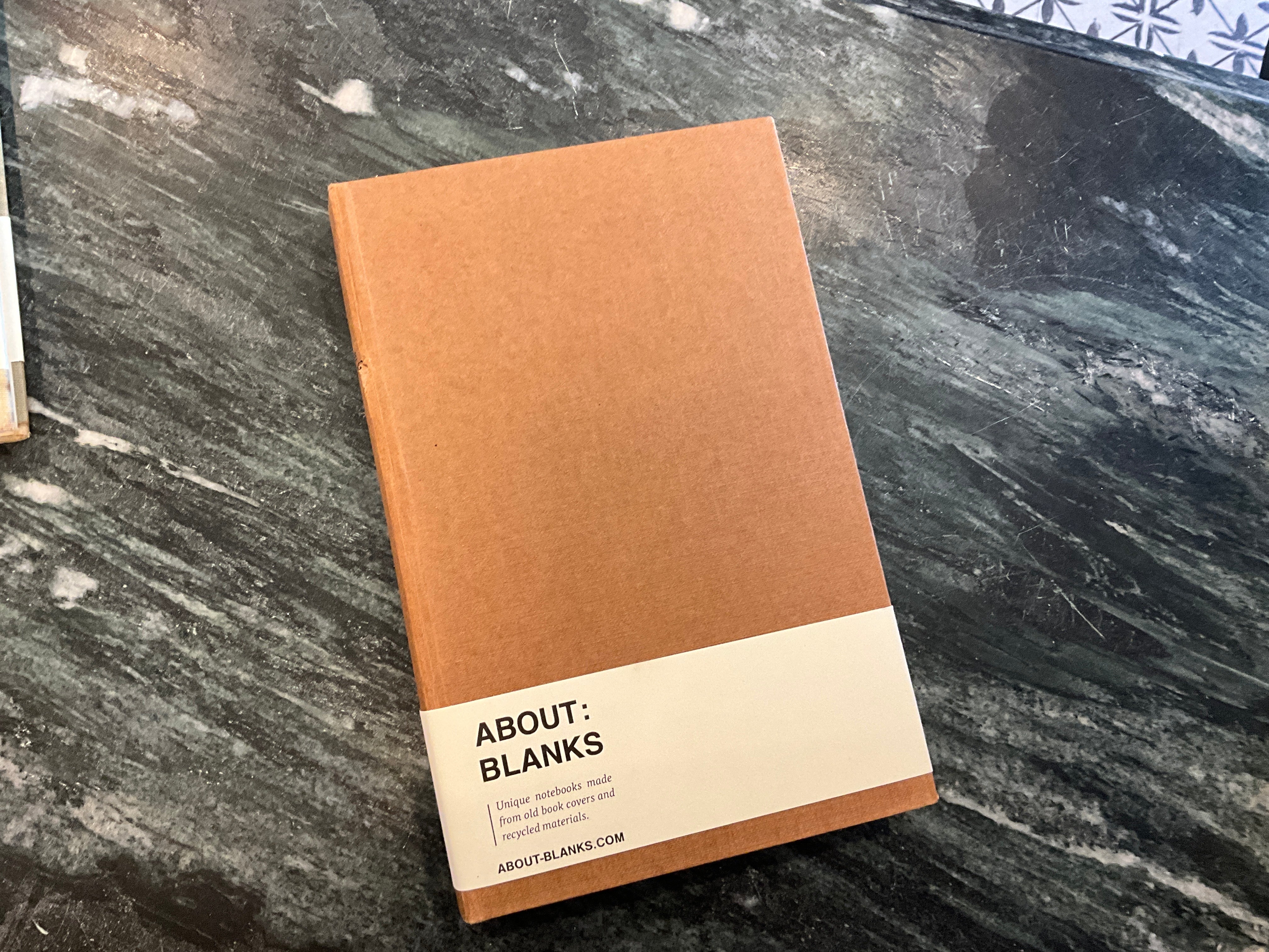 Vintage About Blanks Notebook: 15 (Brown Cover)