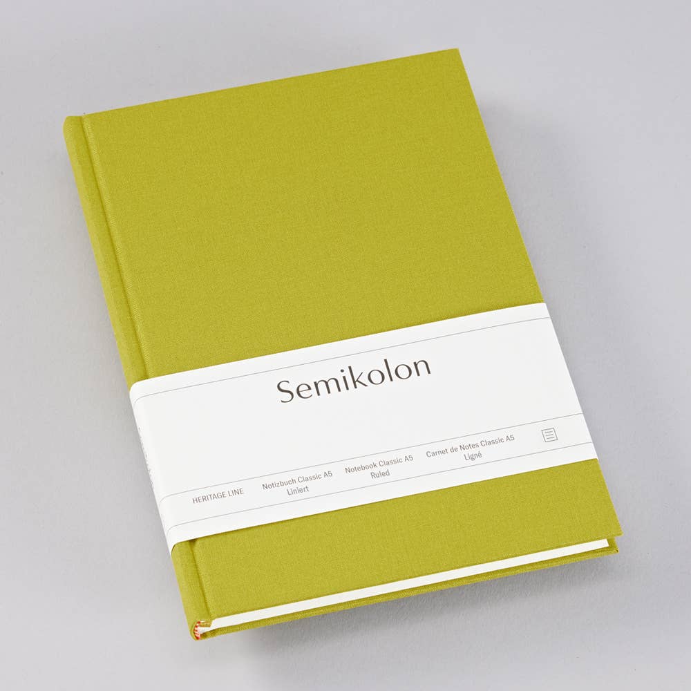 Heritage Line - Notebook Classic: Ruled / A4 / Matcha