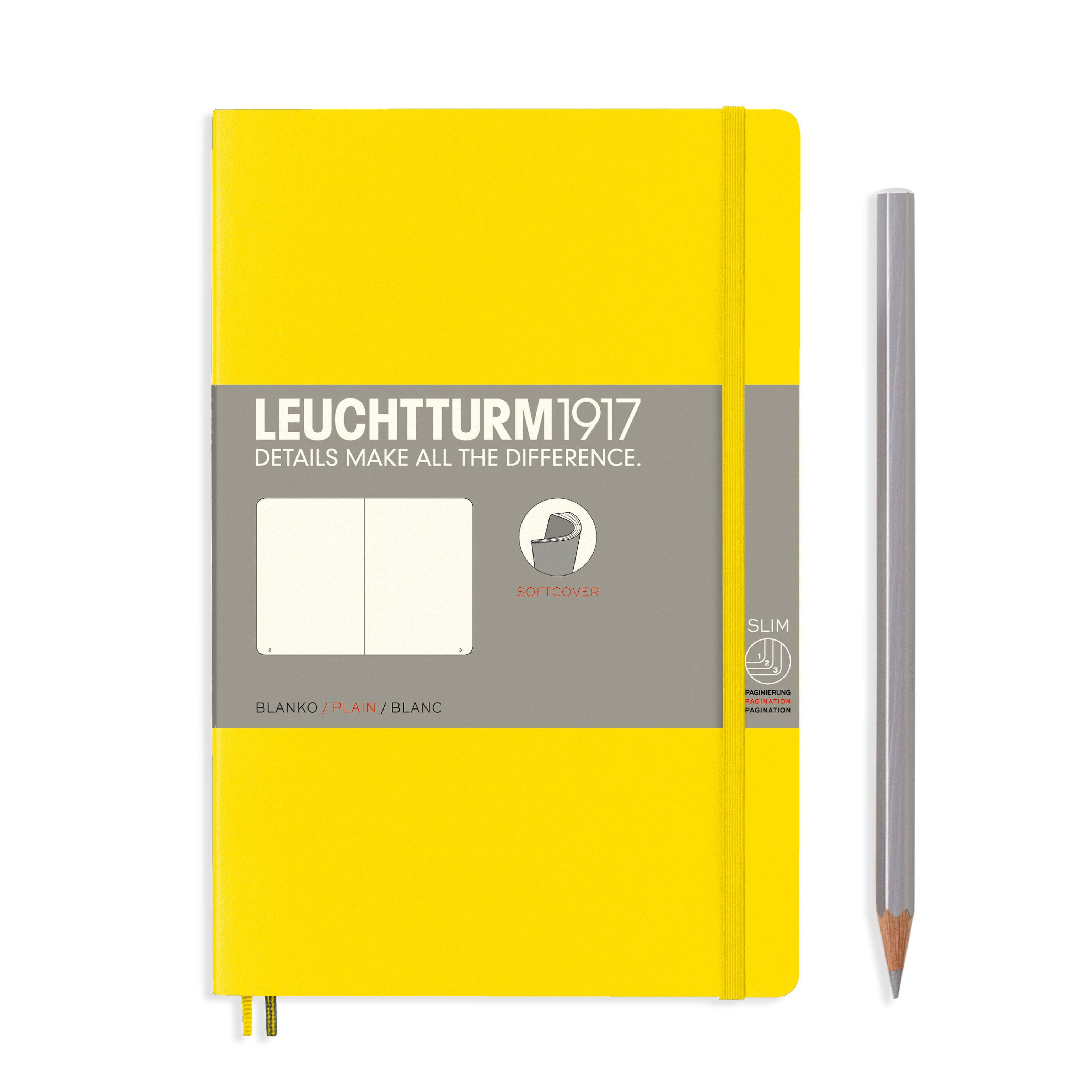 Notebooks - Paperback (B6+): Lemon / Softcover / Ruled