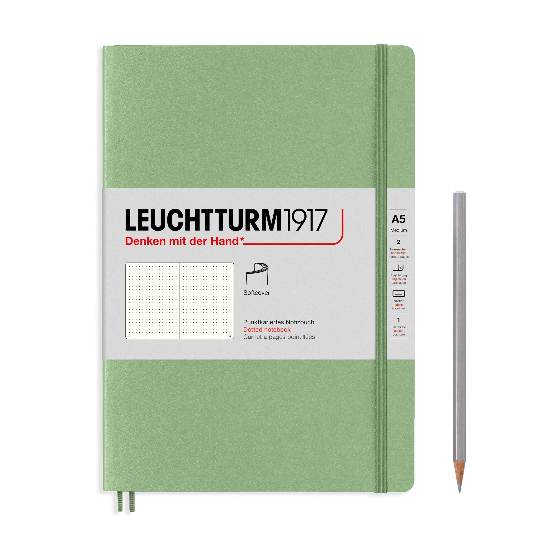 Notebooks - Medium (A5): Lilac / Hardcover / Plain