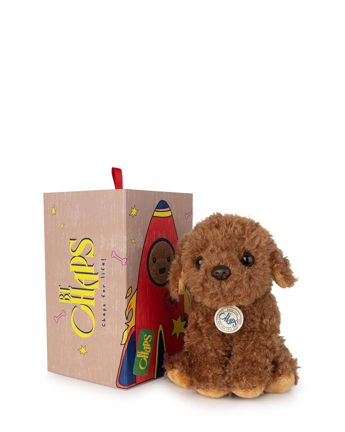 Plush BT CHAPS in Giftbox 6.5": 6.5" / Bertha The American Bulldog Floppy in Giftbox