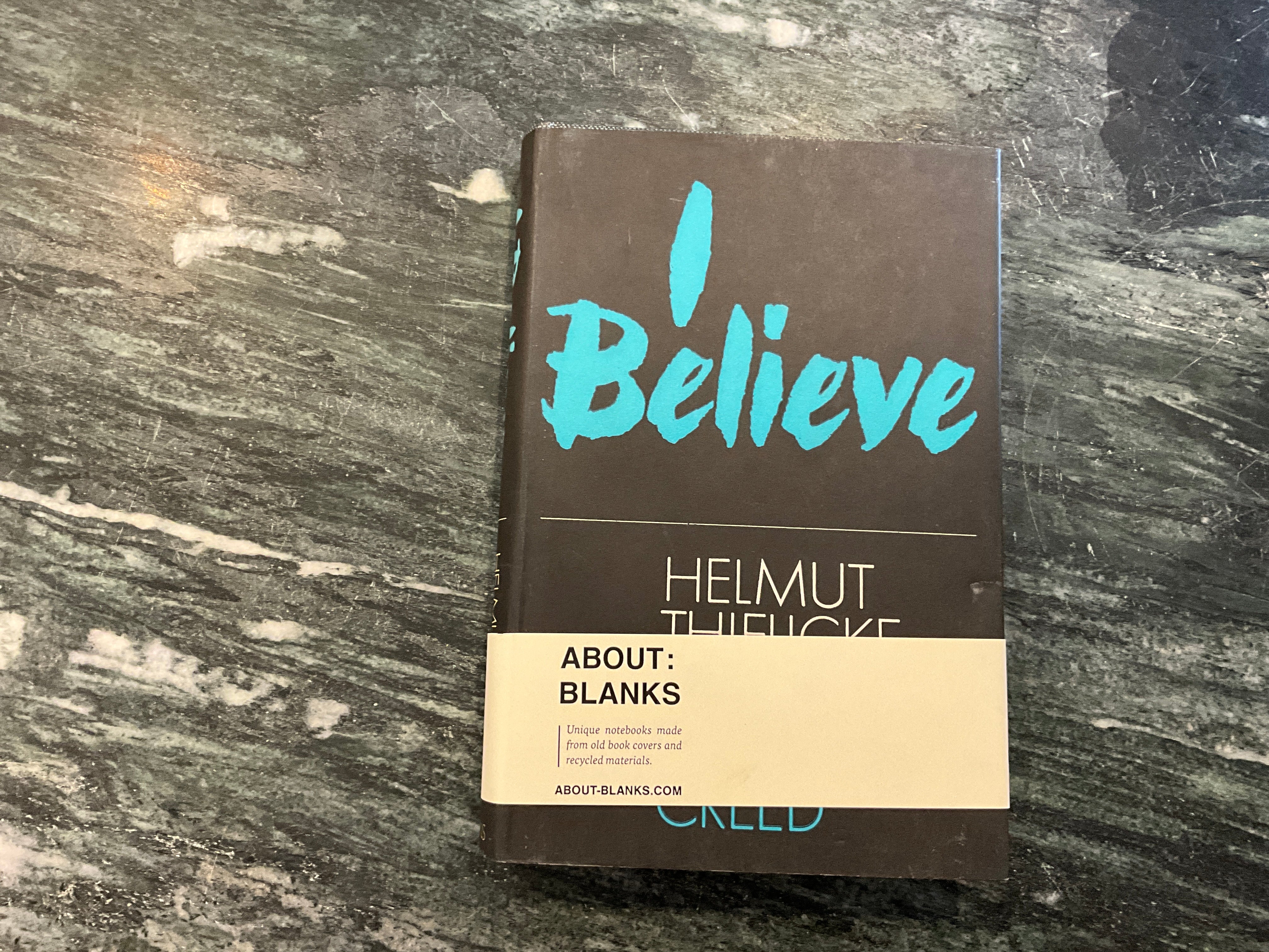 Vintage About Blanks Notebook: I Believe