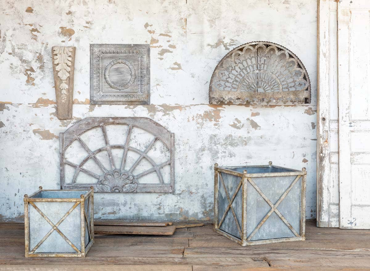 Small Metal Estate Planter