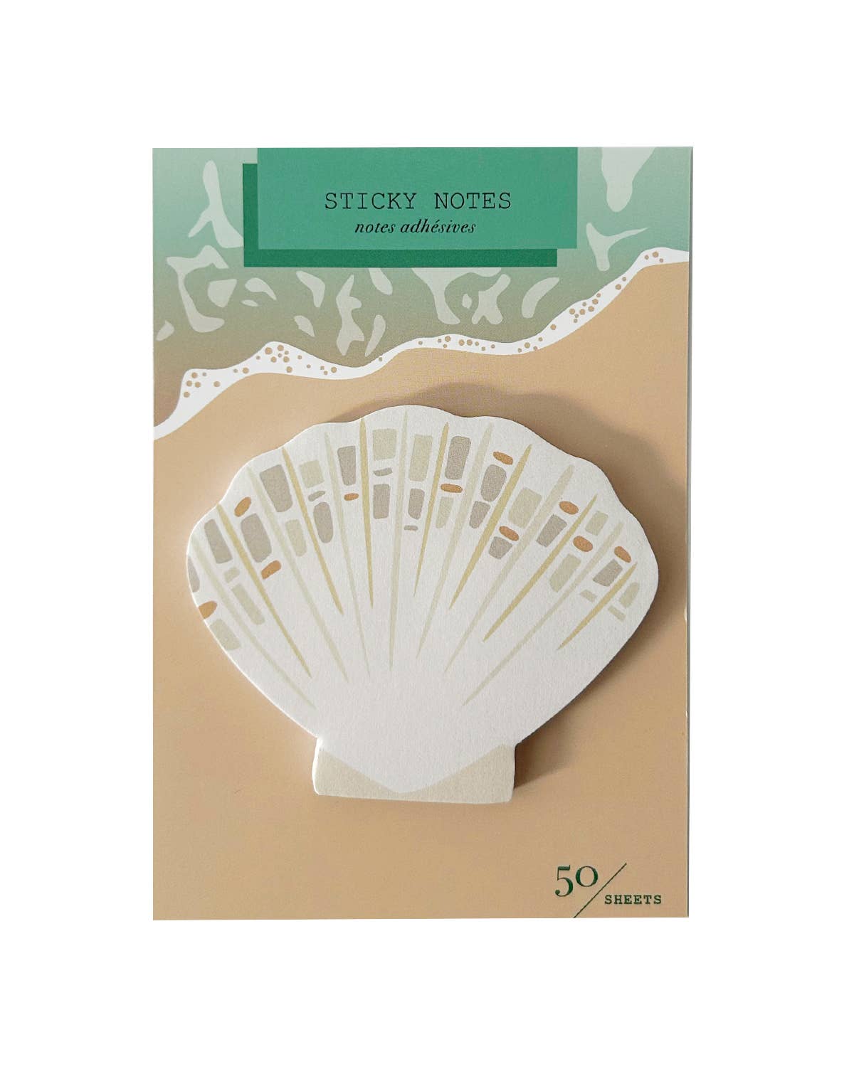 Seashell Die Cut Sticky Notes