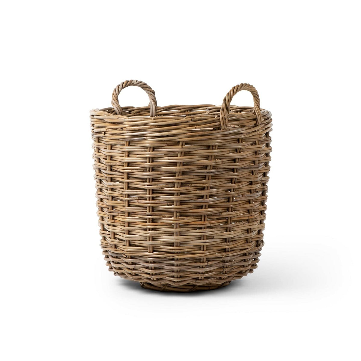 Rattan Round Basket: XLarge - 21" H