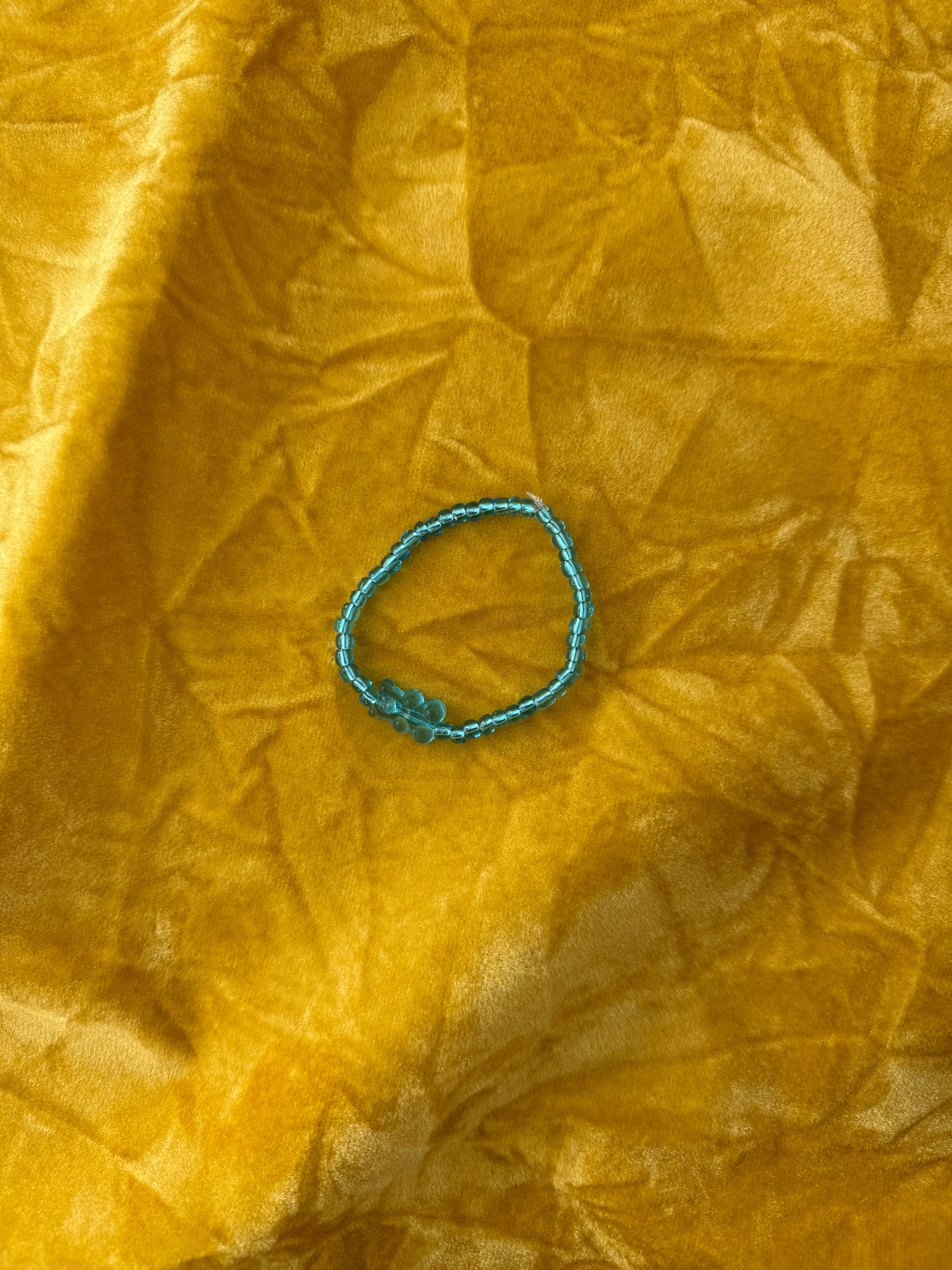 Sweet and Kind - seed bead green with gummy bear