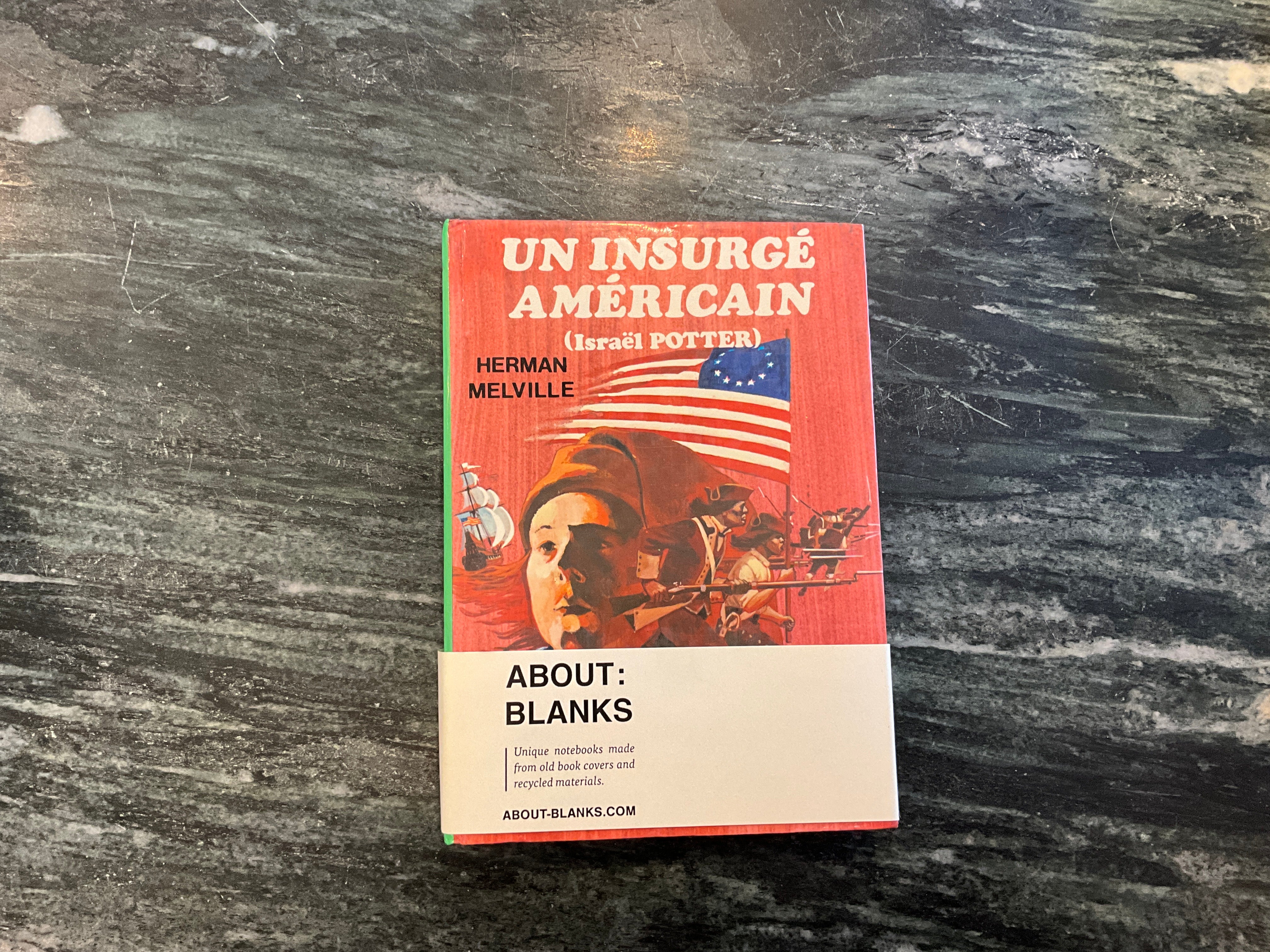 Vintage About Blanks Notebook: Un Insurgé Américain