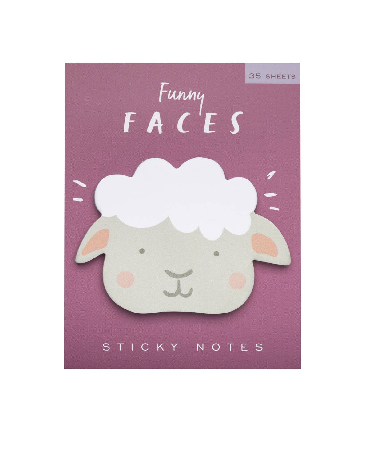 Sheep Funny Faces Sticky Notes