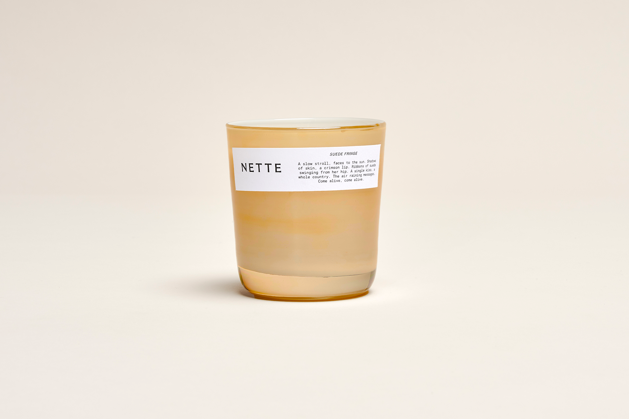 Suede Fringe Scented Candle