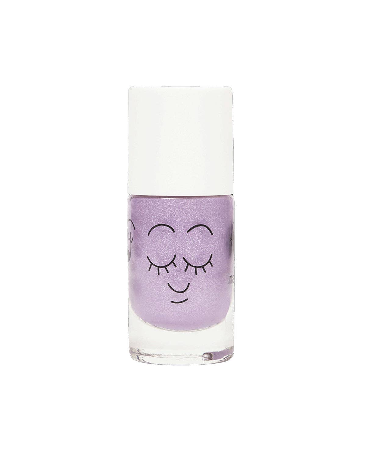 Nail Polish for Kids GLITTER SINGLE PIGLOU Purple Glitter