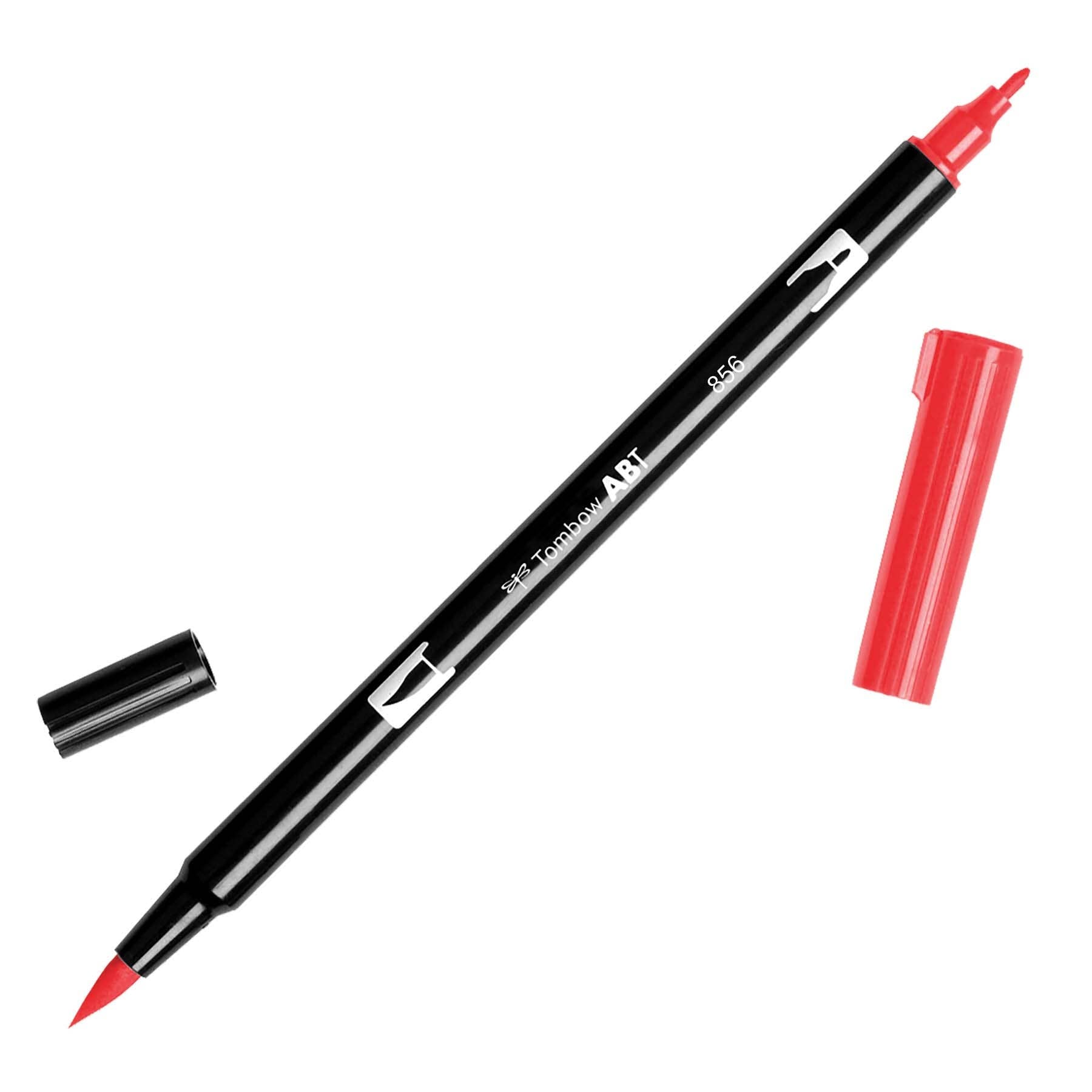 Dual Brush Pen Art Markers - Open Stock: 856 Poppy Red - SKU# 56600