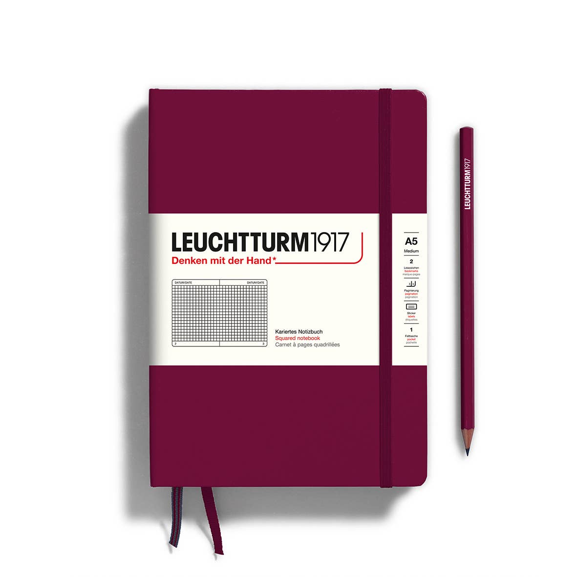 Notebooks - Medium (A5): Lilac / Hardcover / Plain