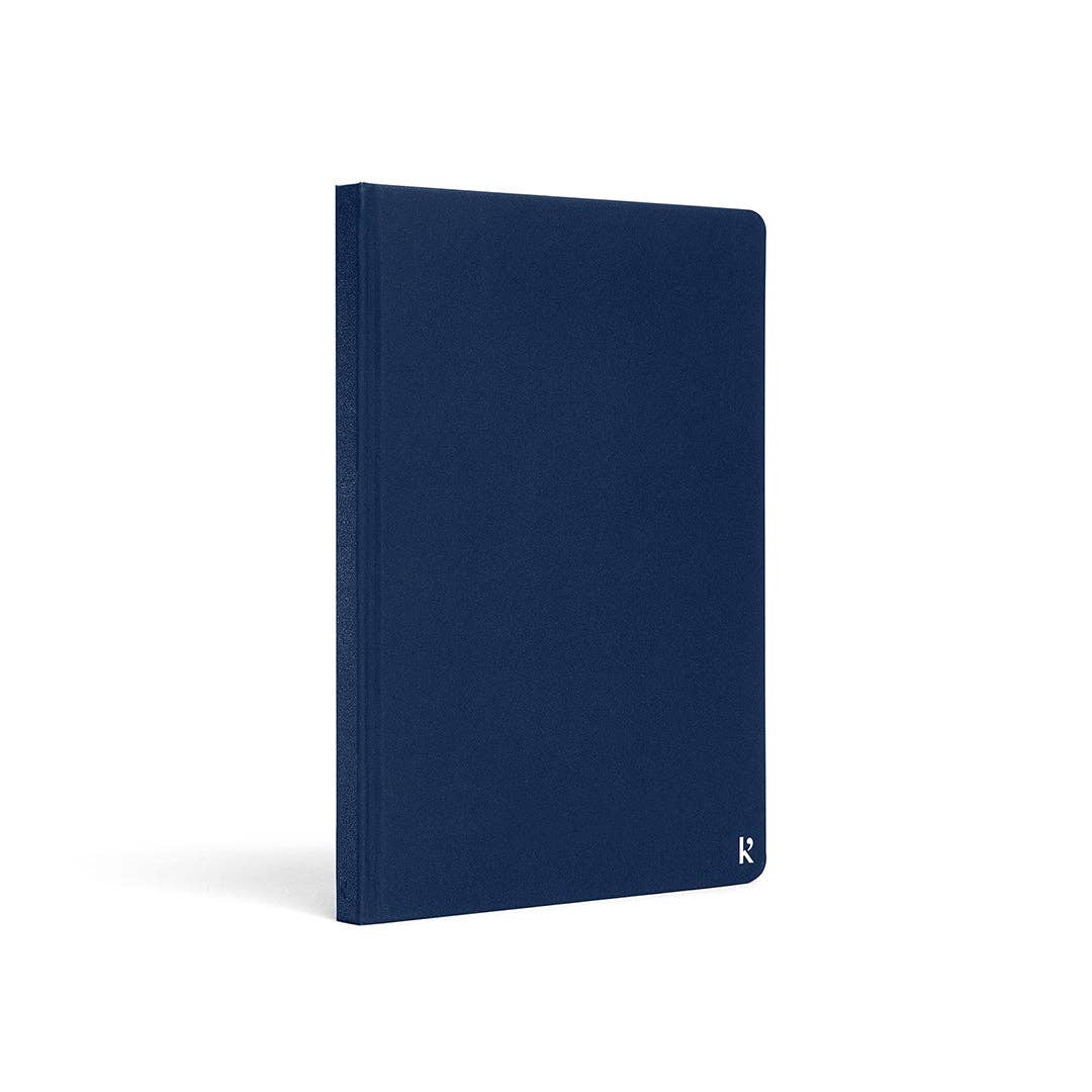 Karst - A5 Hardcover Notebook - Lined: Black