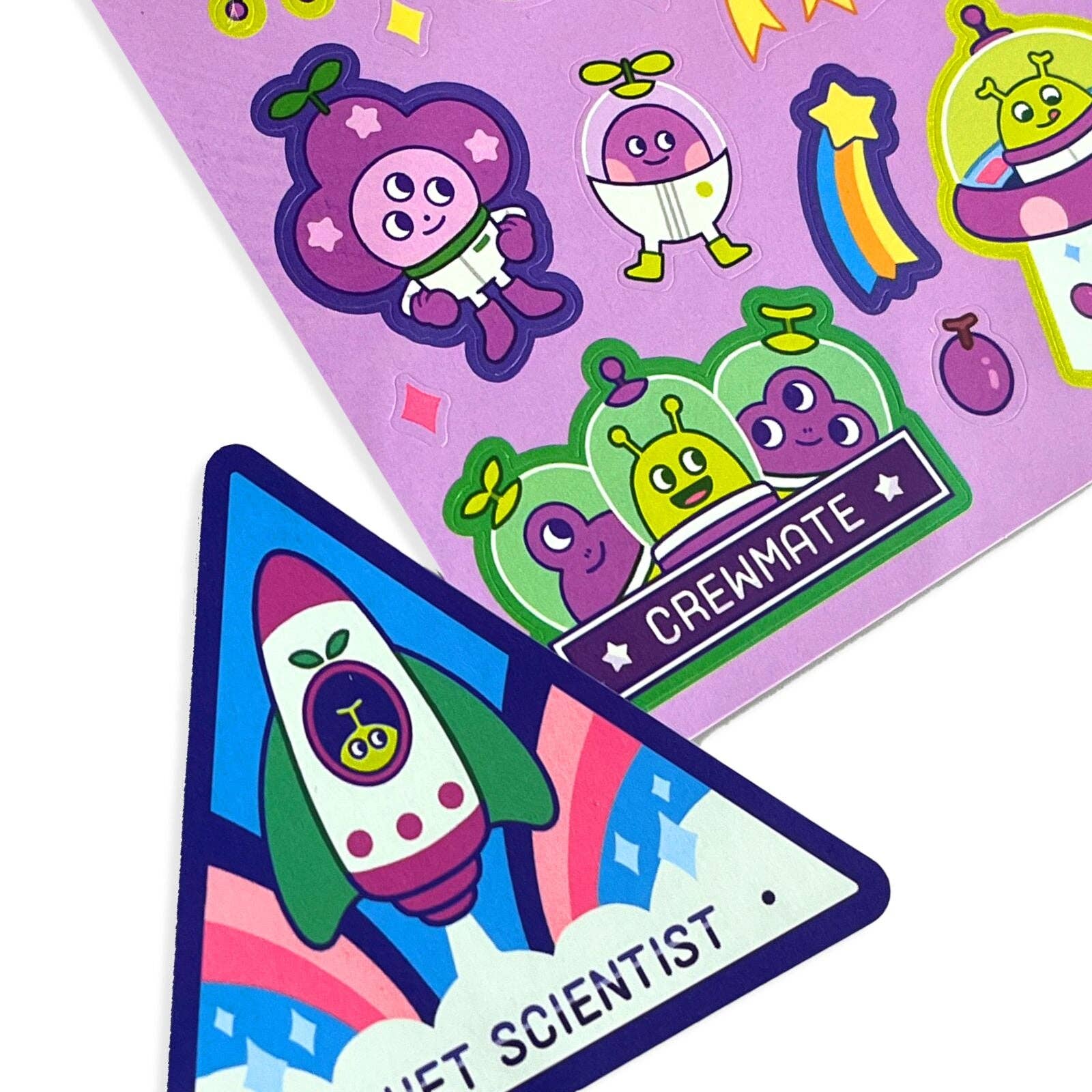 Stickiville Stickers: Galaxy Grapes - Scented