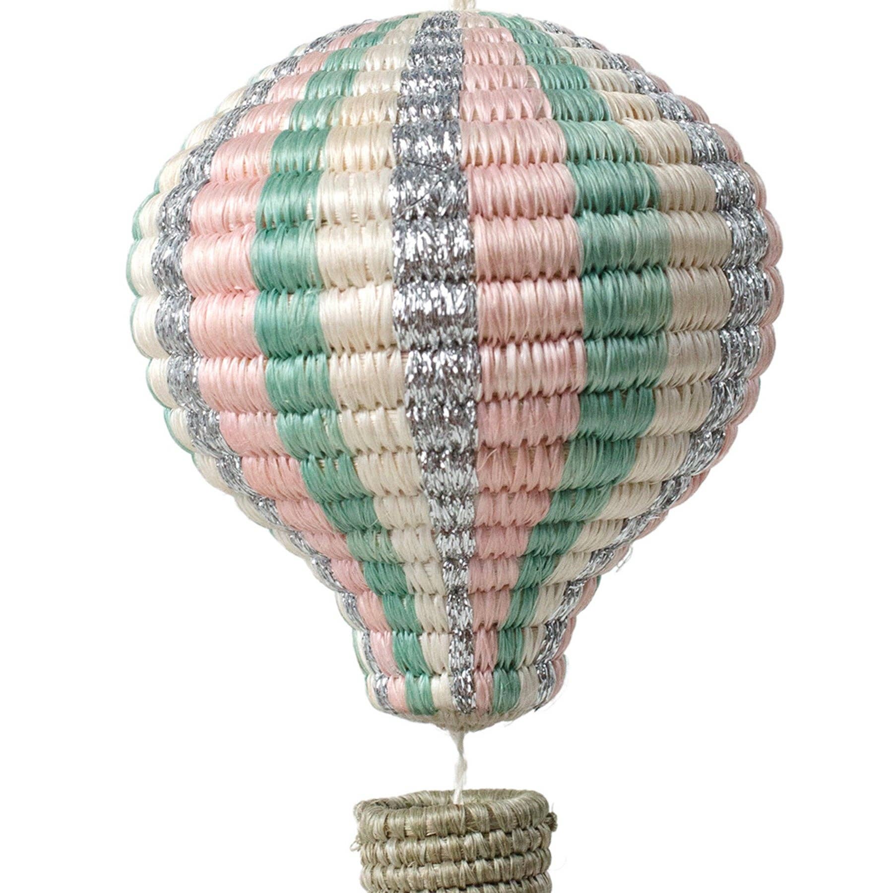 Pastel Hot Air Balloon Ornament