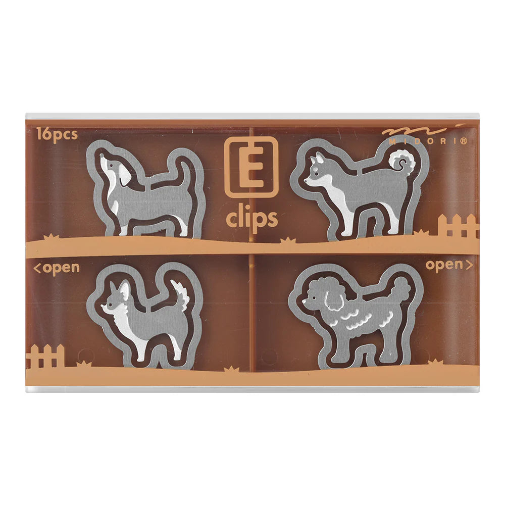 Midori Etchched Clips - Dogs