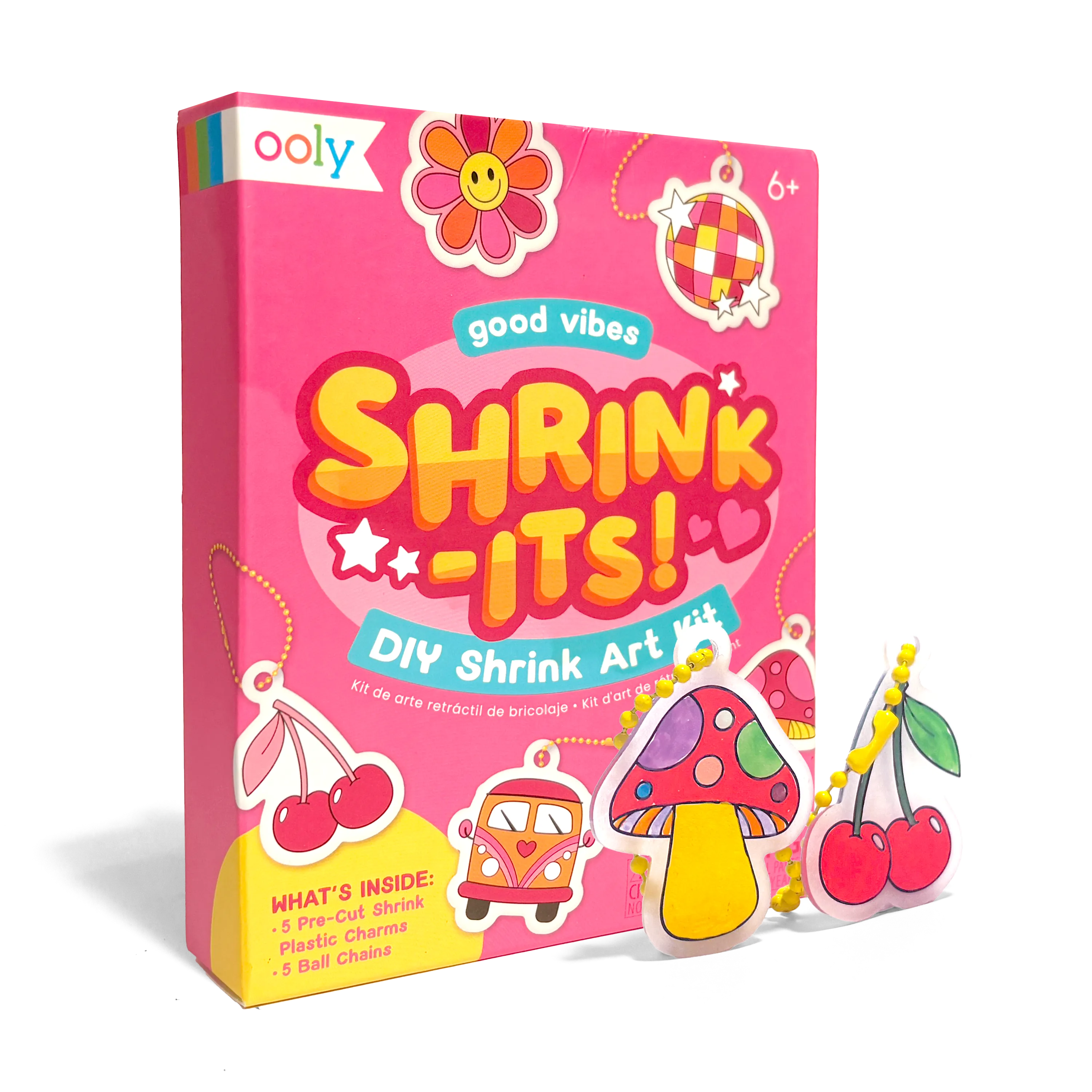 Mini Shrink-Its! DIY Shrink Art Kit - Good Vibes