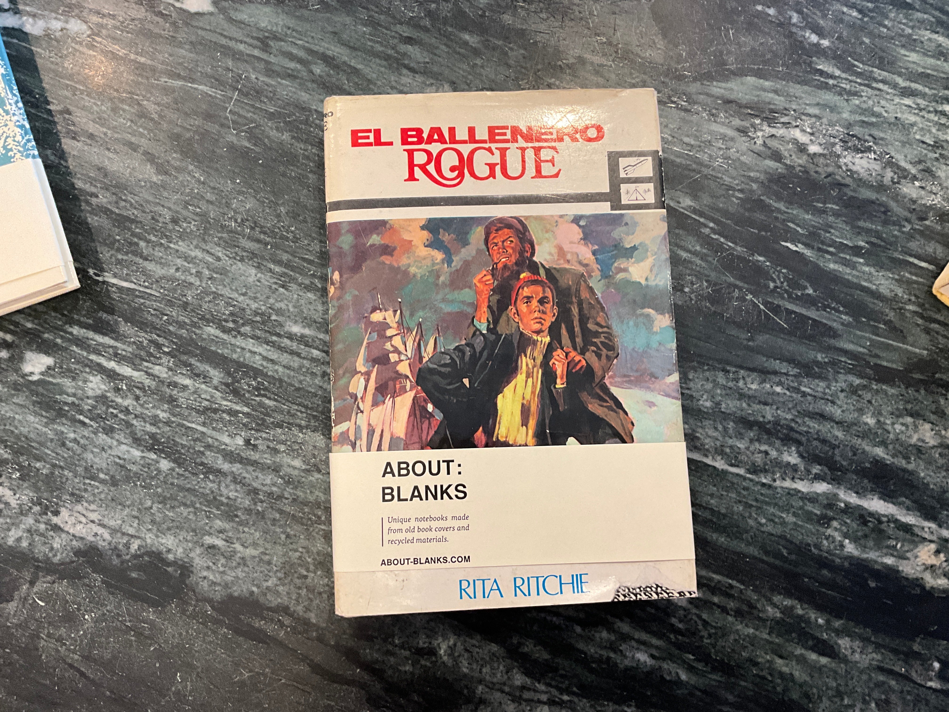 Vintage About Blanks Notebook: El Ballenero Rogue