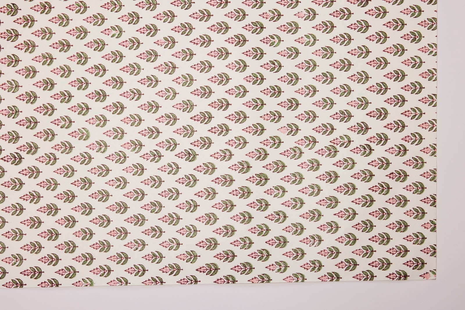 Block Printed Wrapping Paper Sheets
 - Buti Blush