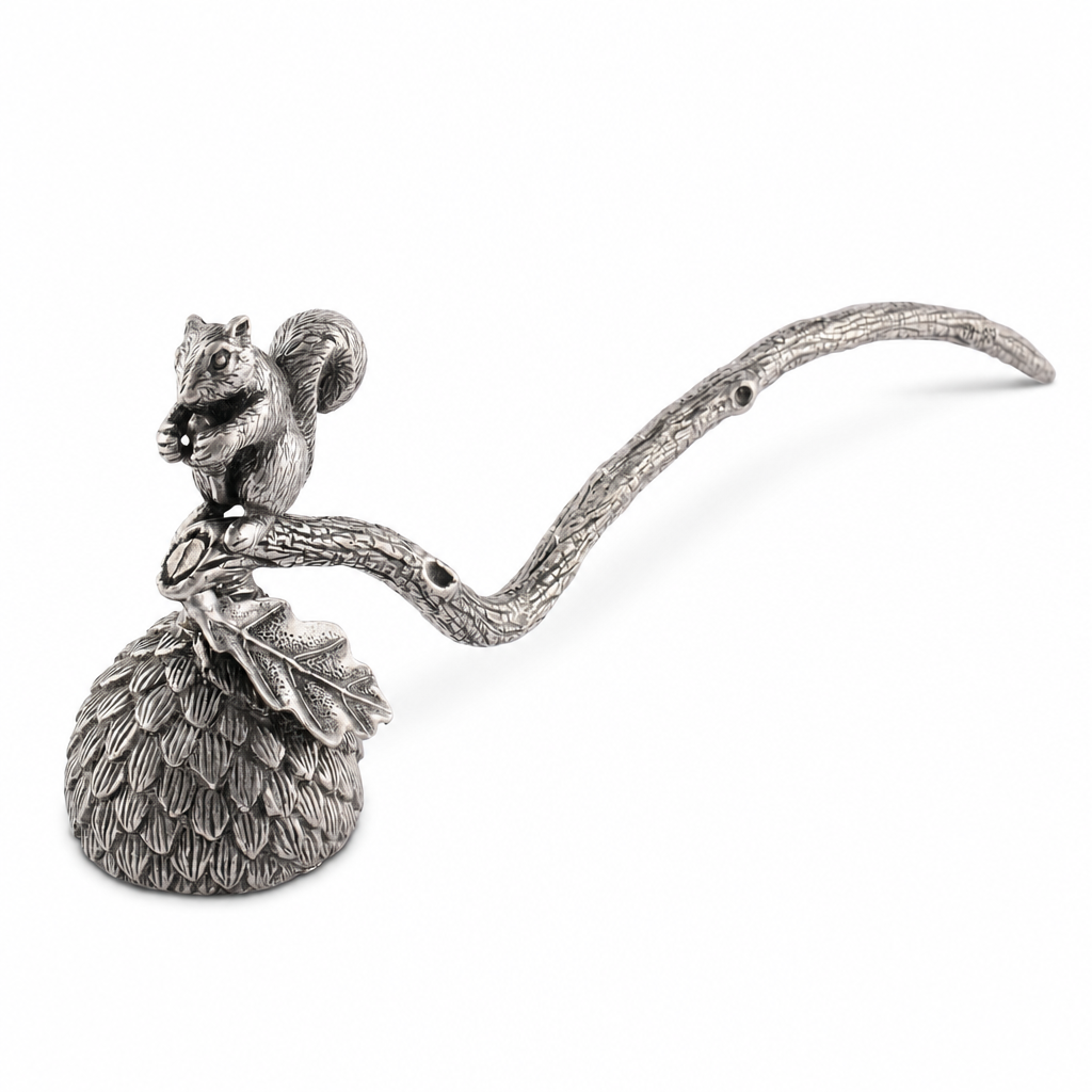 Pewter Squirrel Candle Snuffer