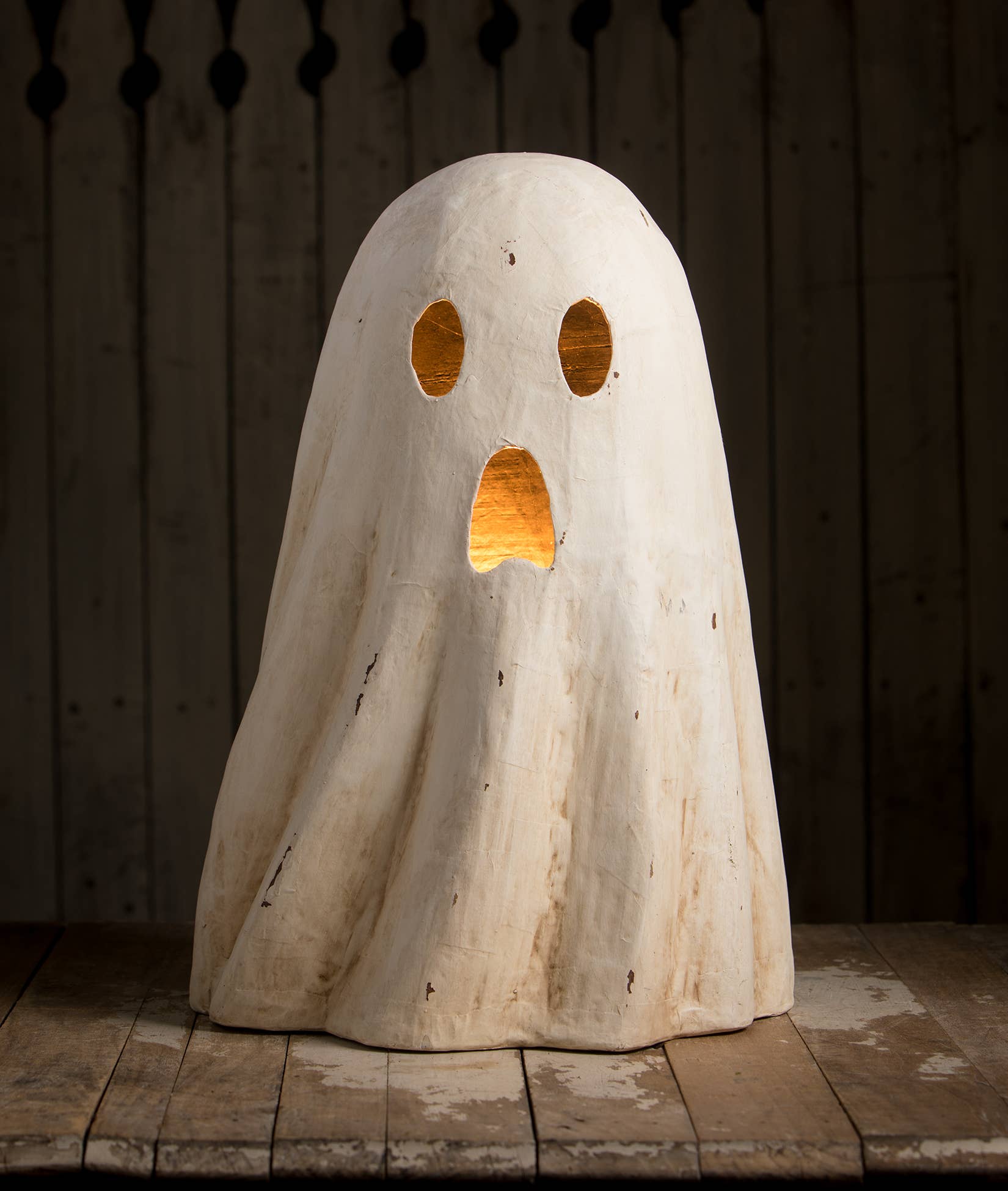 Ghost Luminary Large Paper Mache