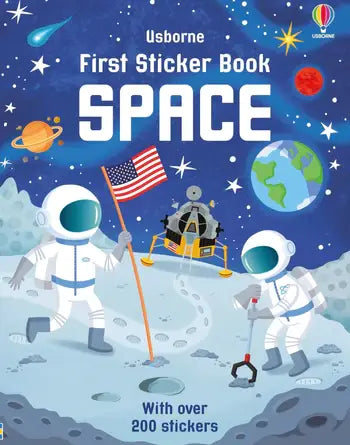 First Sticker Book Space: Usborne