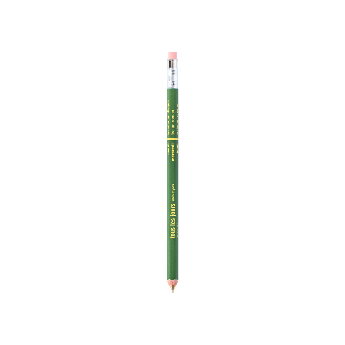 Mechanical Pencil with Eraser tous les jours / MARK'STYLE: White