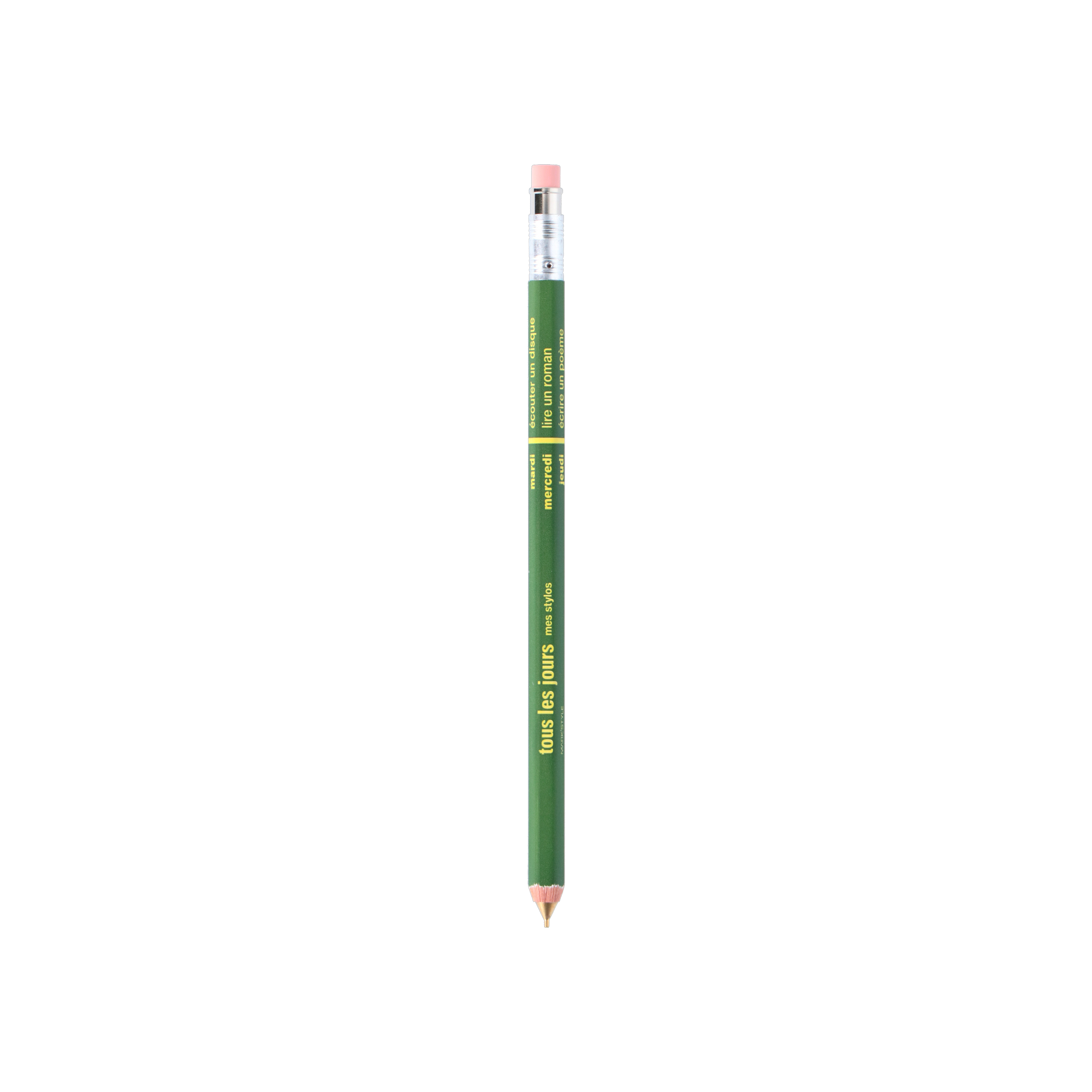 Light Mint Mechanical Pencil with Eraser tous les jours / MARK'STYLE