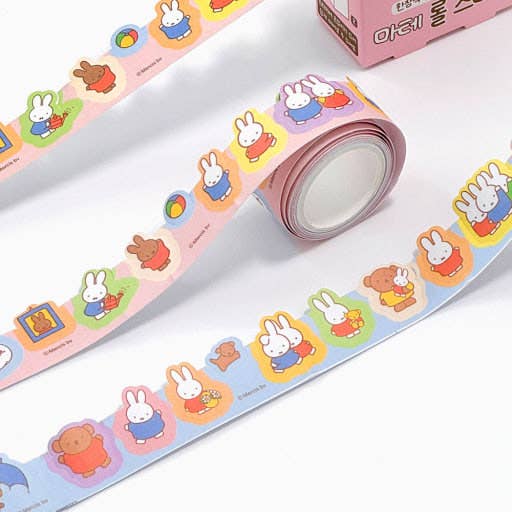 Miffy Cute Deco Roll Stickers – Washi Tape Style