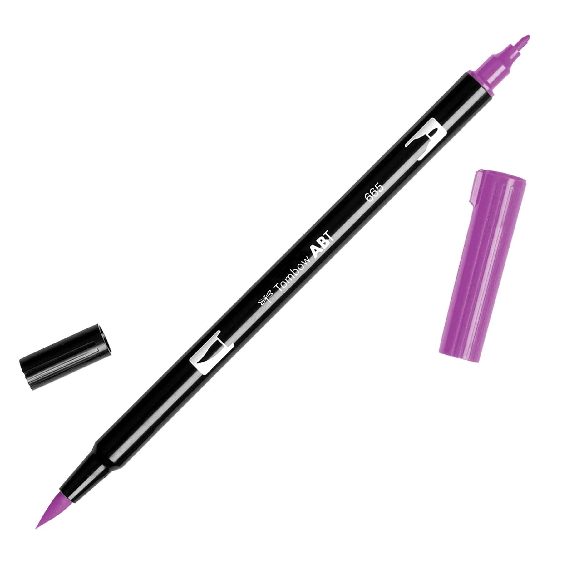 Dual Brush Pen Art Markers - Open Stock: 665 Purple - SKU# 56574