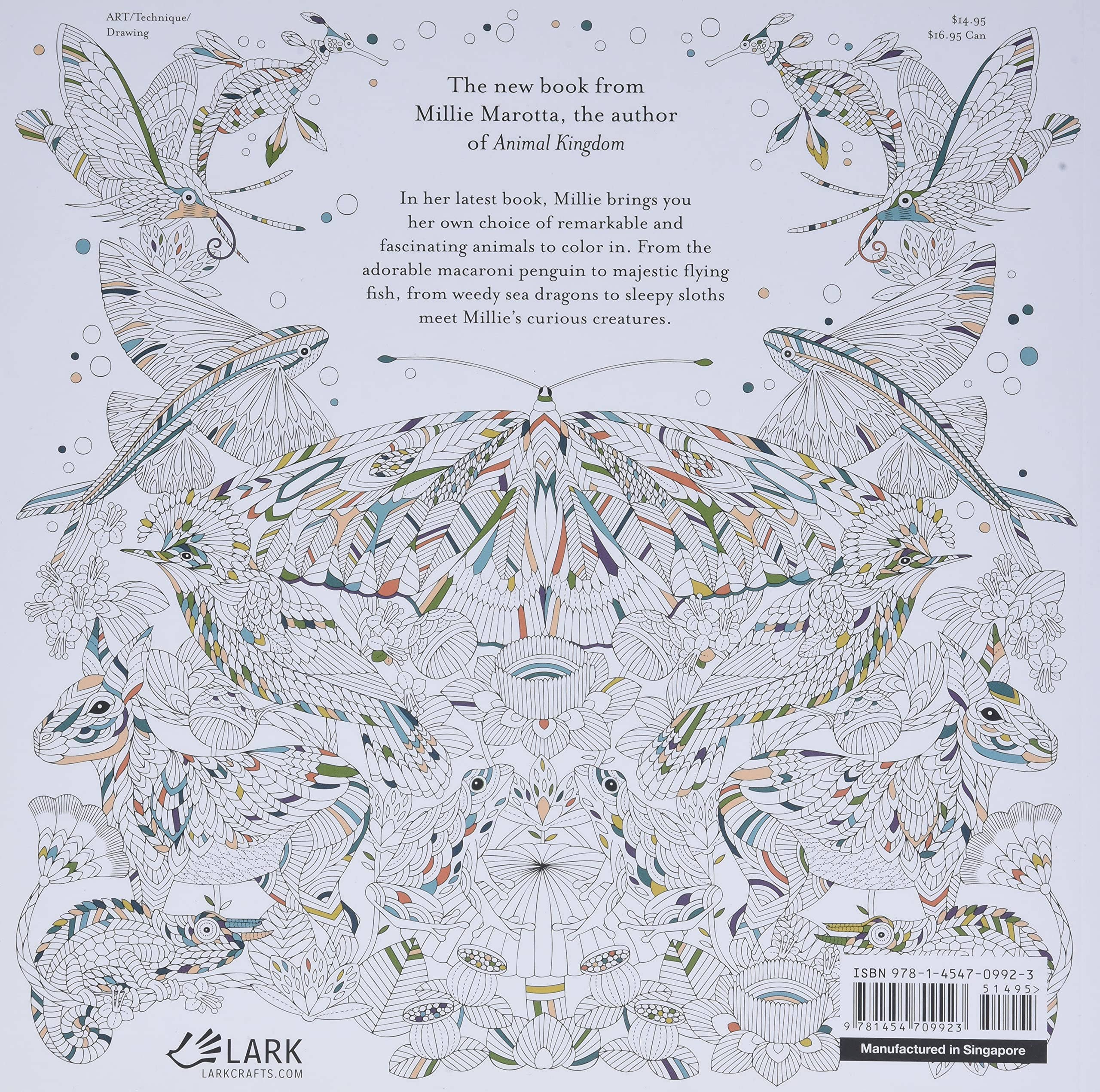 Millie Marotta Curious Creatures Coloring Book