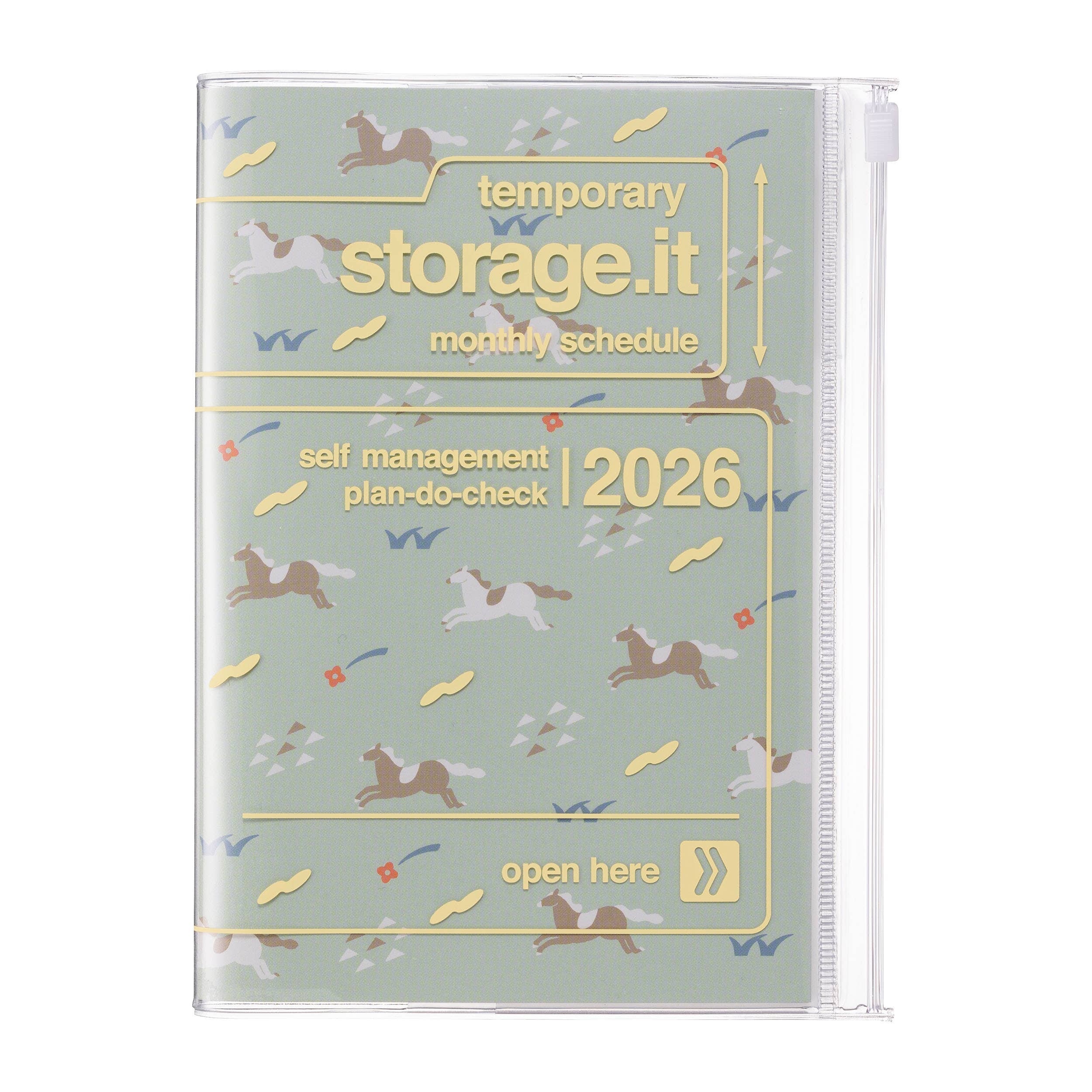 Design Planner 2026,Monthly,B6,Storage.it/Horse: MInt