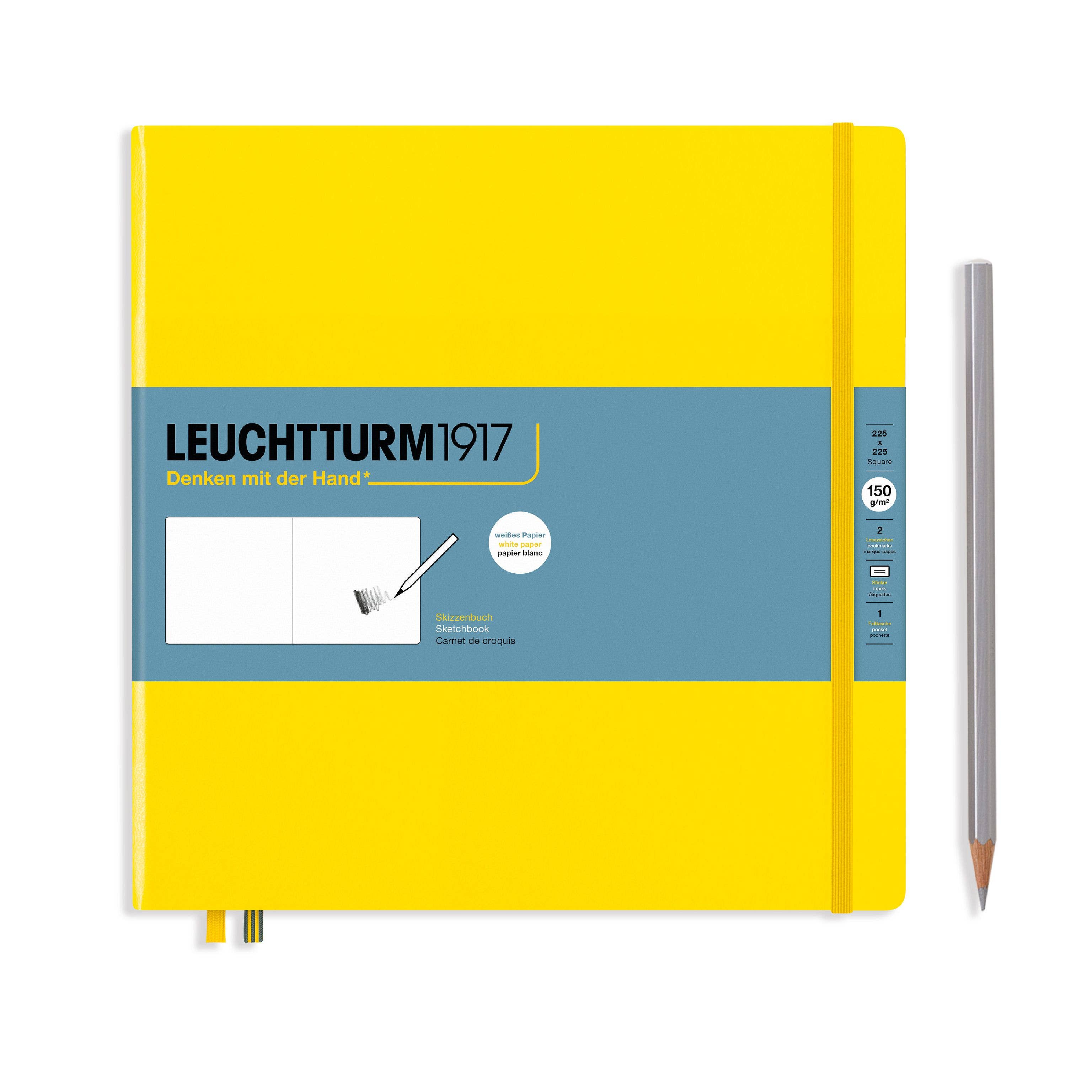 Sketchbooks - 150g/m² Paper Plain: Square / Black