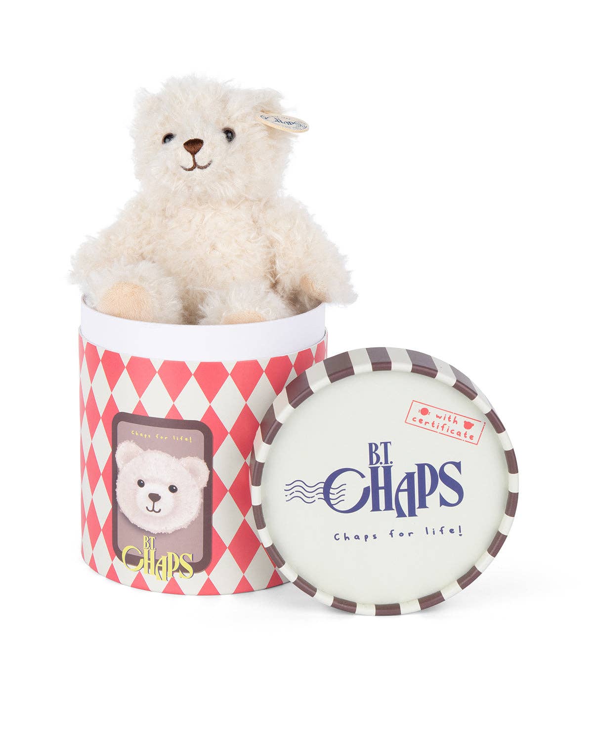 Bon Ton Toys Plush BT CHAPS Walter The Mini Bear in Giftbox 4.5": 4.5" / Walter The Mini Bear in Giftbox