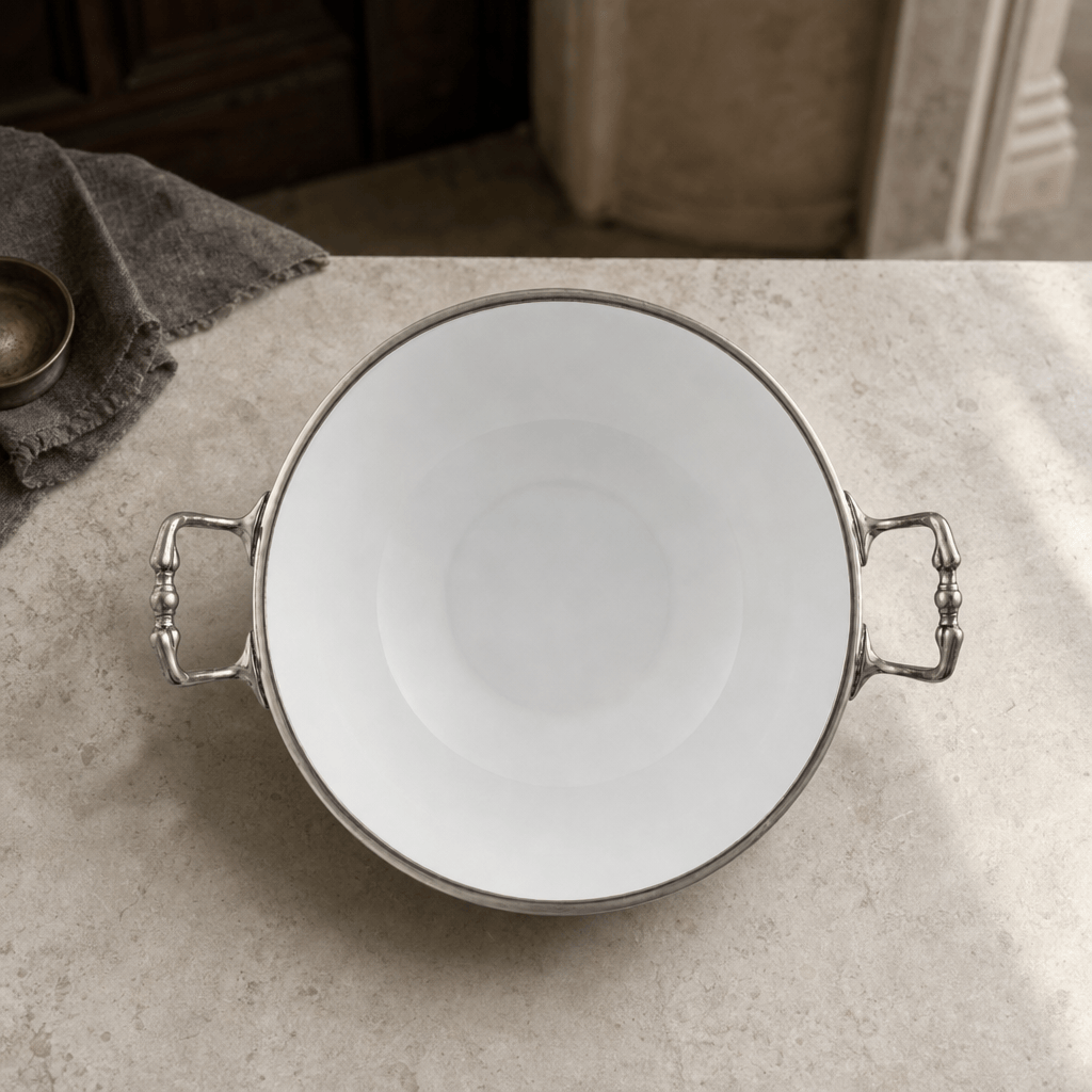 Serving Bowl Porcelain with Handles