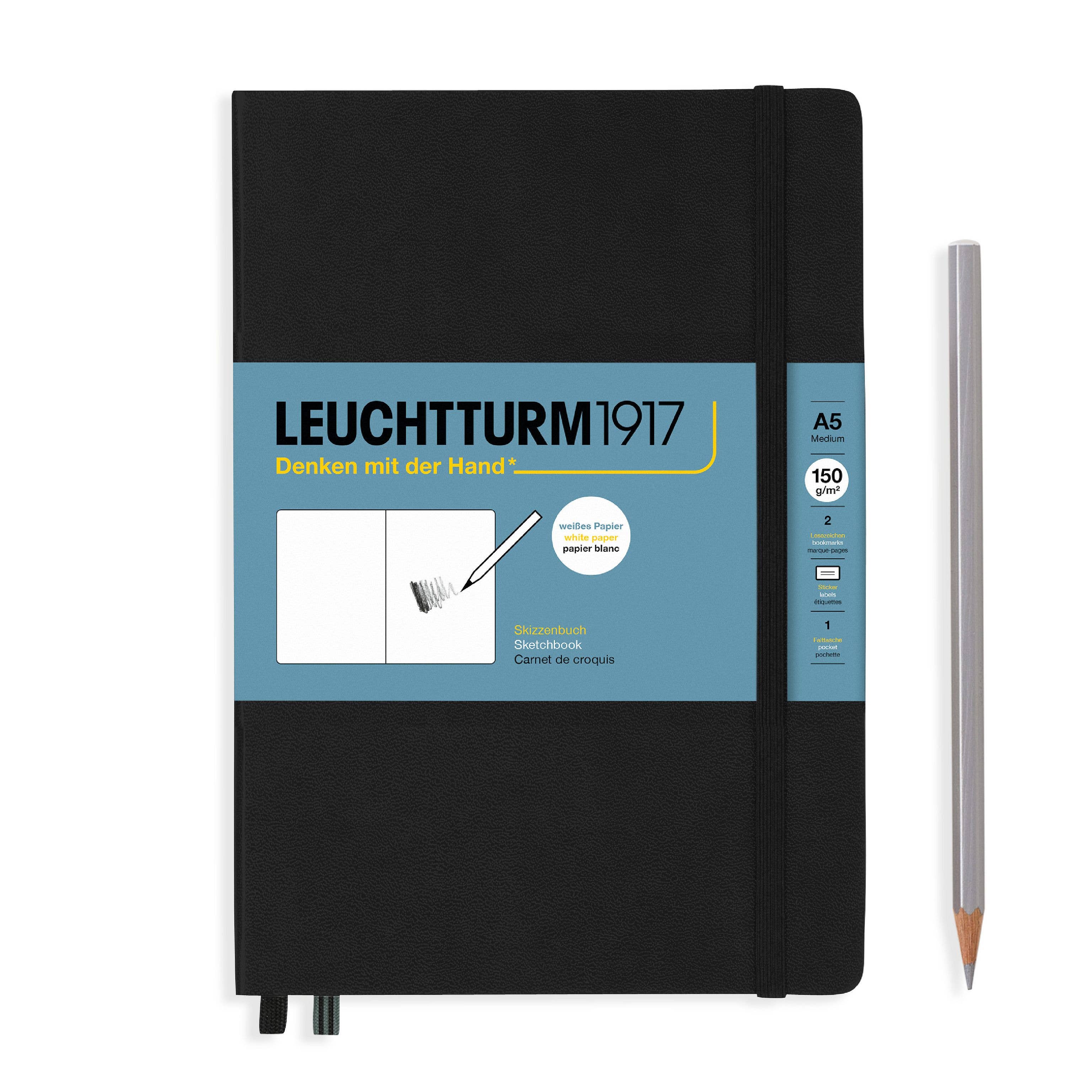 Sketchbooks - 150g/m² Paper Plain: Square / Black