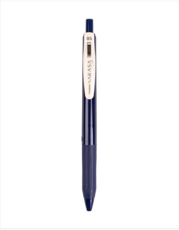 Zebra Sarasa Clip Gel Retractable 0.5mm Pen Vintage- Dark Blue