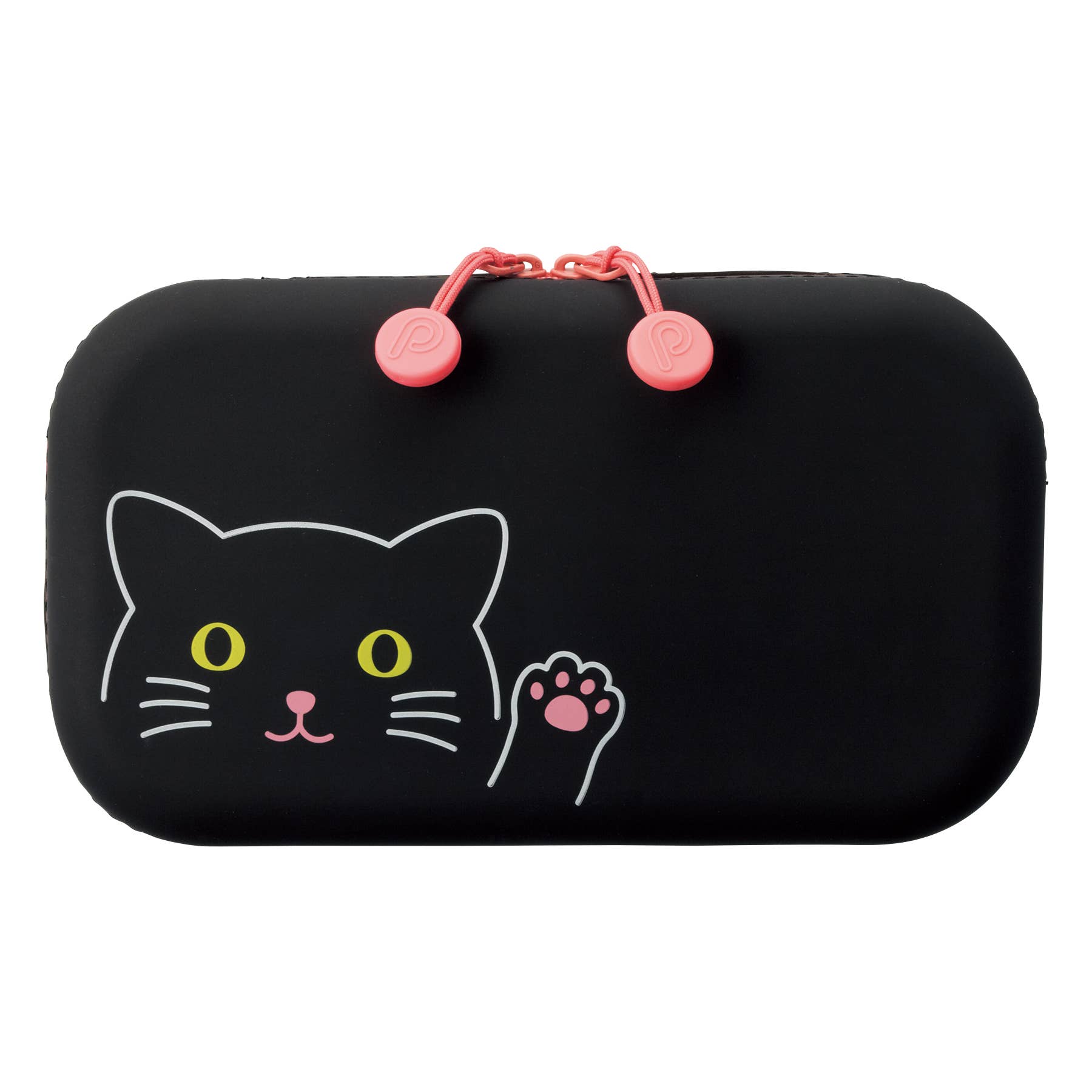 PuniLabo Zipper Pouch: Black Cat