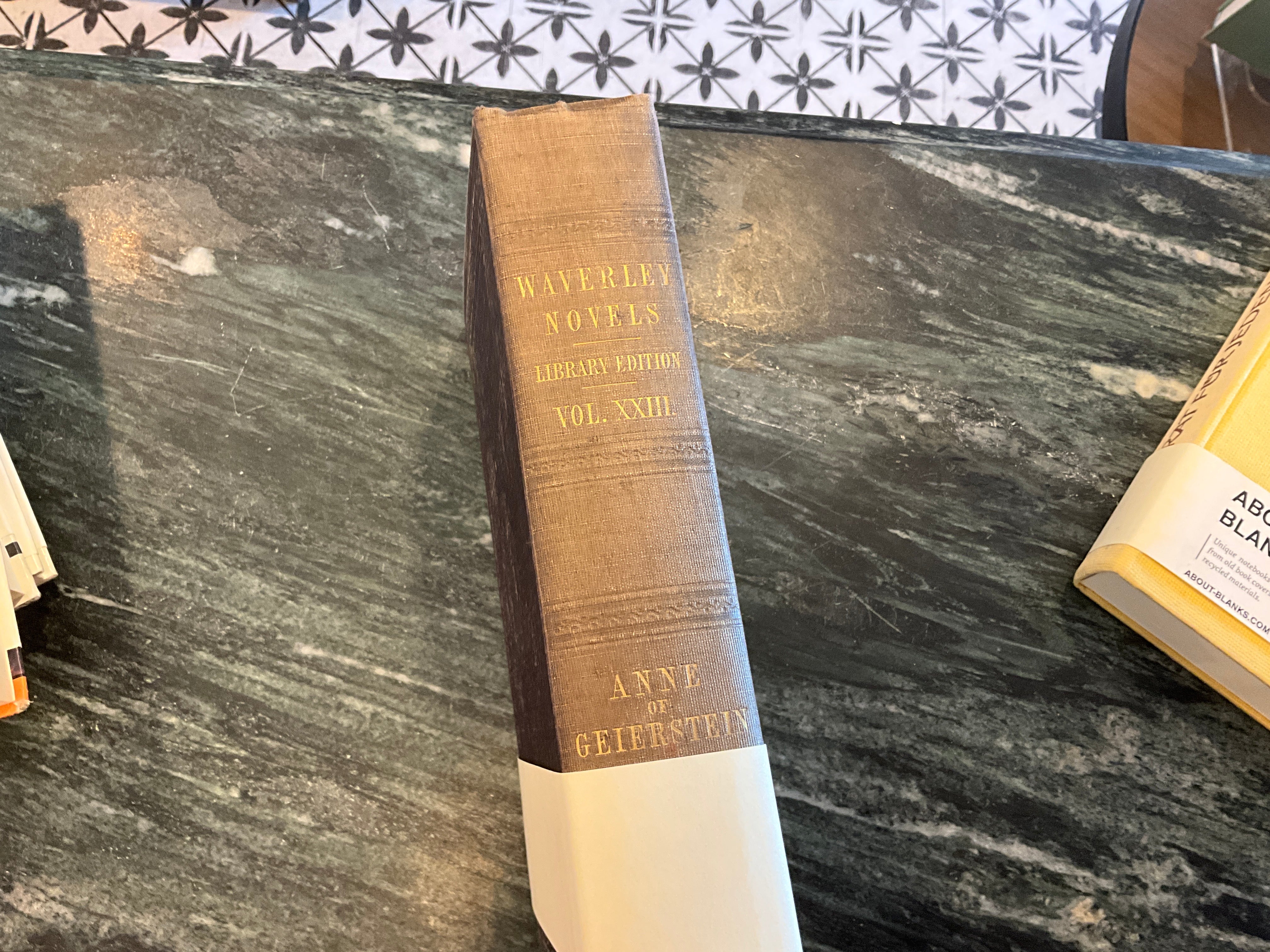 Vintage About Blanks Notebook: Waverley Novels