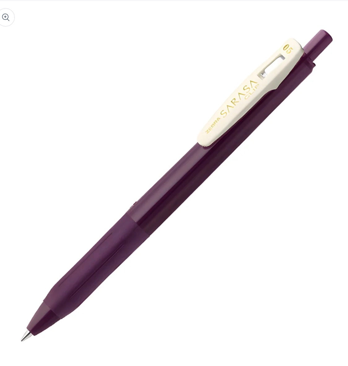 Zebra Sarasa Clip Gel Retractable 0.5mm Pen Vintage- Bordeaux Purple