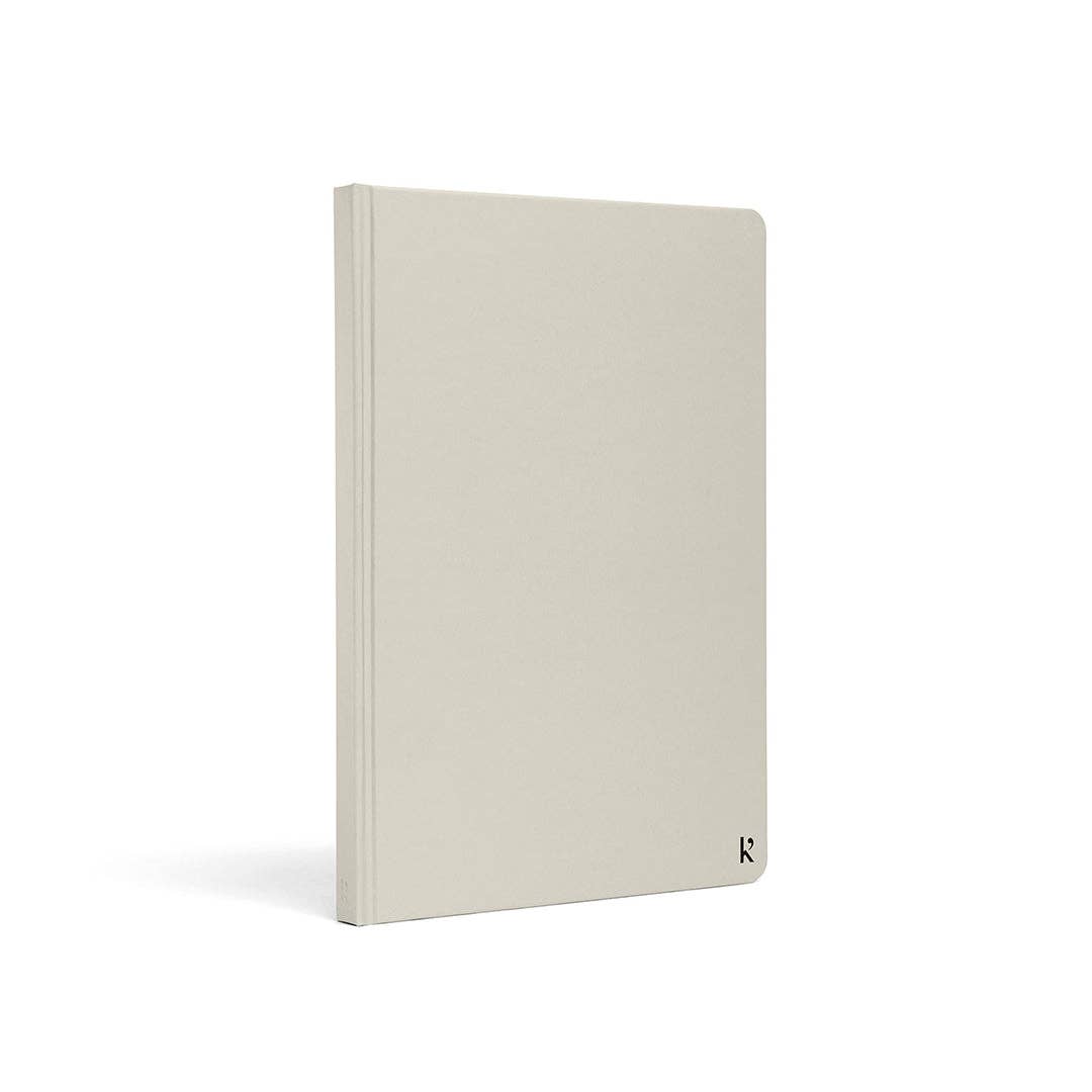 Karst - A5 Hardcover Notebook - Lined: Black