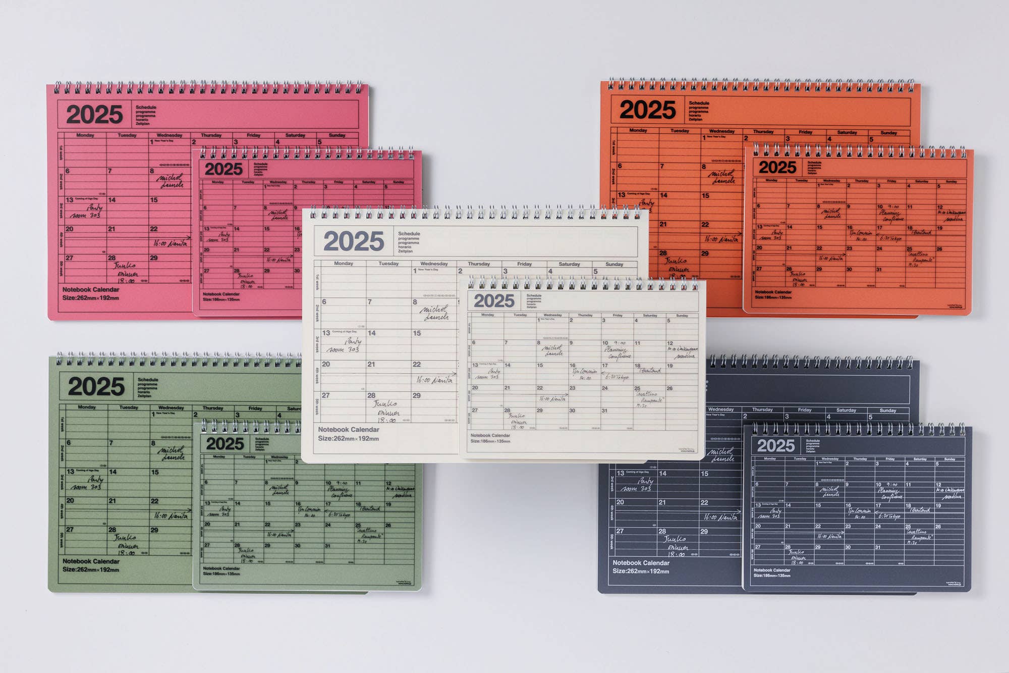 Notebook Calendar 2027 – Monthly Planner with Notes B7, XS : Black