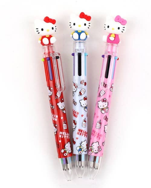 Sanrio Characters 6 Color Ball Point Pencil- 0.7mm : Hello Kitty