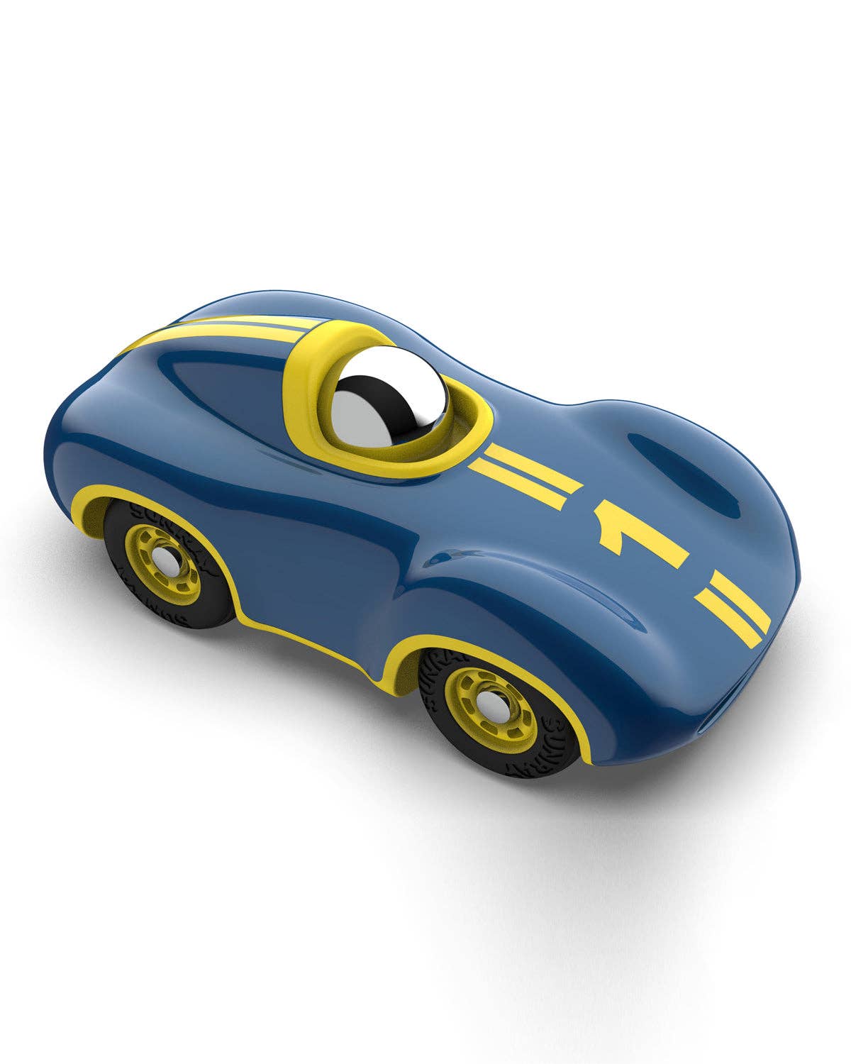 Car SPEEDY: Speedy Yellow Metal  Axel Yellow