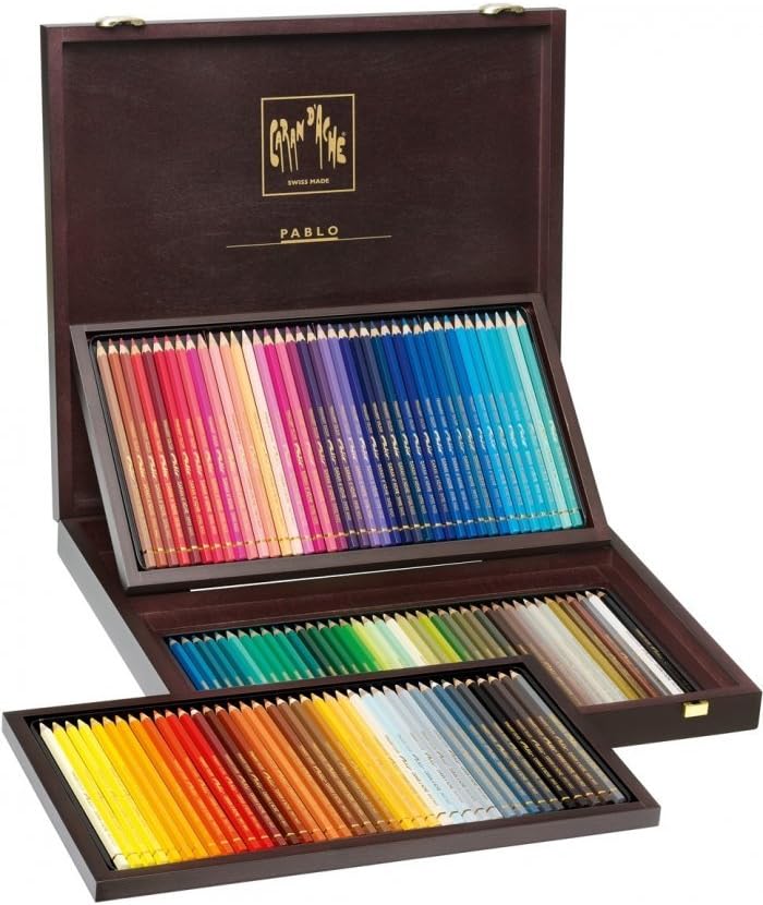 Caran D'Ache - Supracolor Pencils Wooden Box - 120 pack