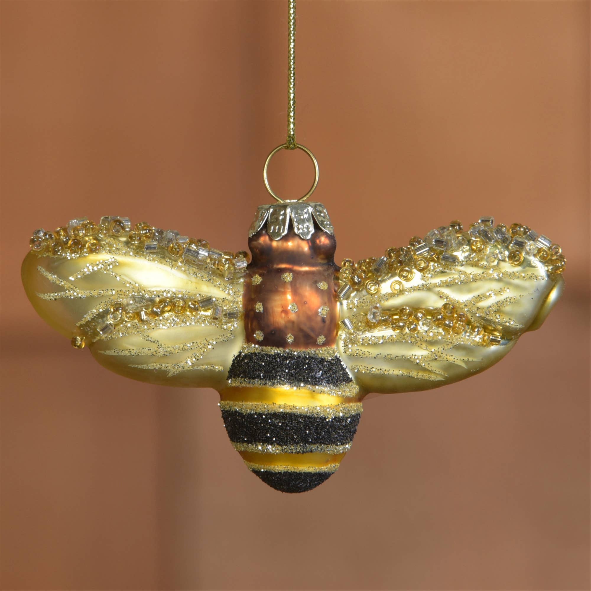 Bee Ornament, Glass