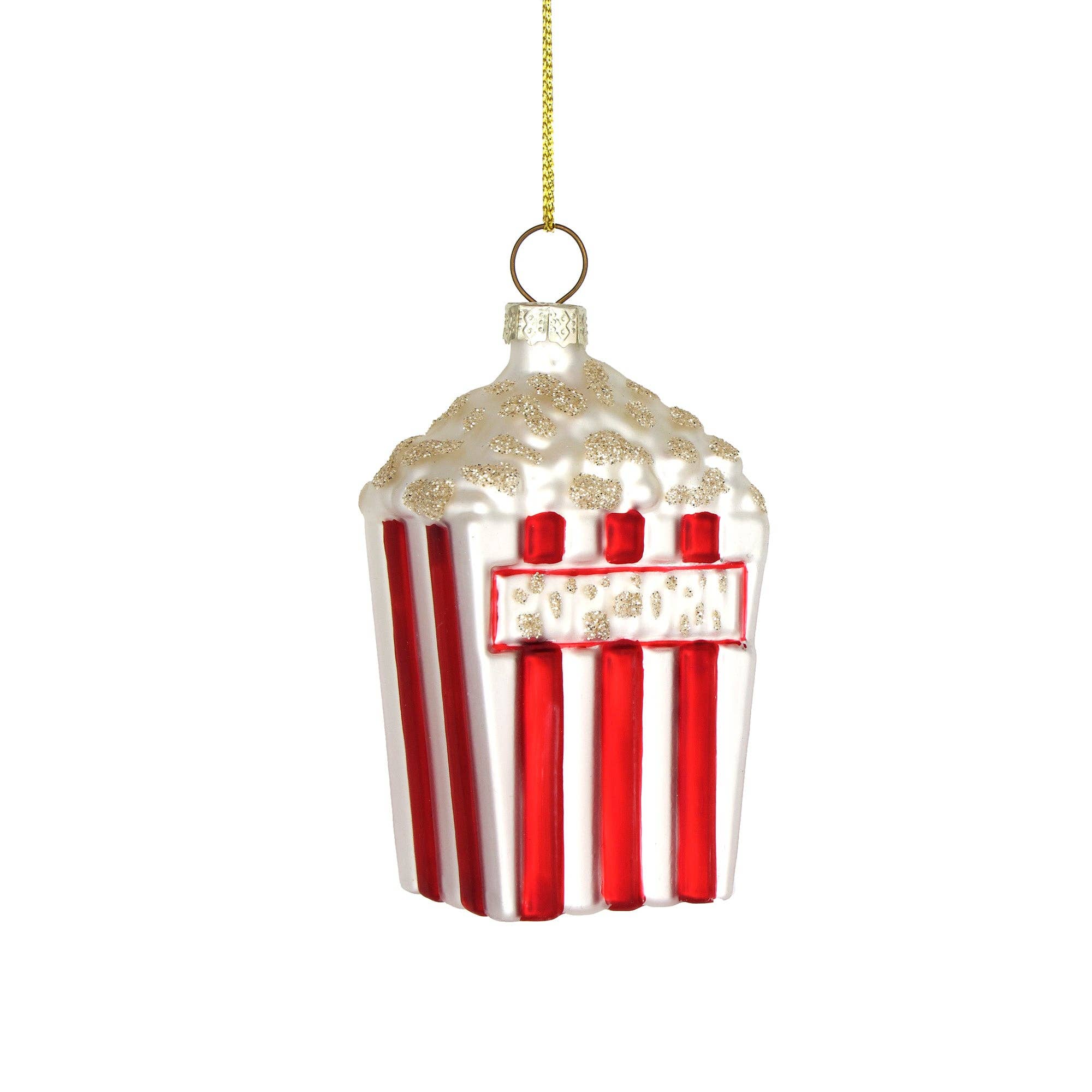 Christmas Ornament Bucket of Popcorn Too Funny 2024