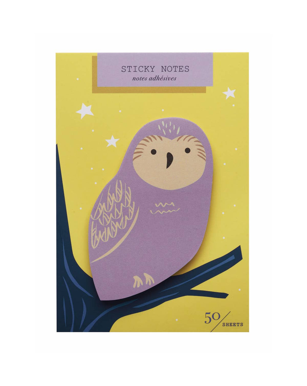 Owl Die Cut Single Sticky Notes